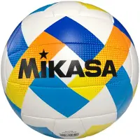 MIKASA Beach Classic volleyboll vit-blå-gul BV543C-VXA-Y 5