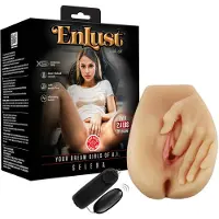 Blush Enlust Selena - vibrerande konstgjord vagina med AI‑bilder (naturfärg)