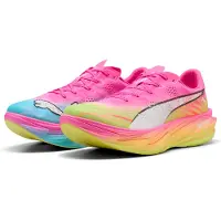 Puma Deviate NITRO Elite 4 Showtime Pink Yellow SS26 Shoes, Size 45 - EUR