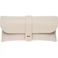 Roberta M Beige solglasögonfodral läder