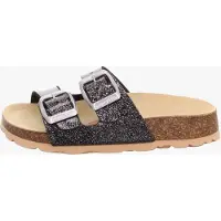 Superfit Kids' Fussbettpantoffel Black Combi