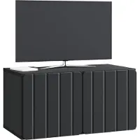 vidaXL Väggmonterad TV-bänk Svart 59,5 x 31 x 30 cm Konstruerat trä