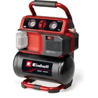 Einhell 4020410 Batteridriven kompressor TE-AC 18/75 Li OF-Solo 8 bar Utan batteri, Analog manometer, 1 cylinder