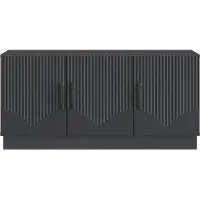 vidaXL TV-skåp Svart 99 x 34,5 x 47 cm Konstruerat trä