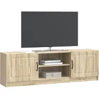 vidaXL TV-skåp Sonoma-ek 150 x 31 x 47 cm Konstruerat trä