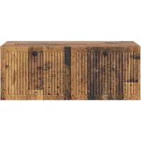 vidaXL Väggmonterad TV-bänk Väggmonterad Gammalt trä 78,5 x 41 x 30 cm