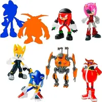 Sonic Deluxe Figurer I Låda 8 Enheter