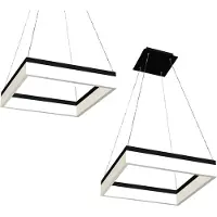 Eko-Light Pendellampa Nero , Svart, Vardagsrum / matsal, Syntetmaterial, Modern