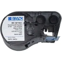 Brady MC-187-7641 värmekrympslang | svart text - vit tejp | 8,50mm x 2,13m (original)