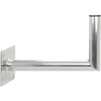 Corab väggfäste vinklat AL USL-48/400-AL aluminium 40 cm