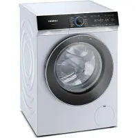 Siemens iQ700 WG44B2040 - Tvättmaskin - Wi-Fi - Fördjupning - bredd: 60 cm - höjd: 85 cm - frontmatad - 65 liter - 9 kg - 1400 rpm - vit med krom flytande matt/svart dörr