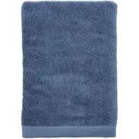 Södahl Ekologisk handduk - 100% ekologisk bomull - Badhandduk blå 70x140 cm - Organic - Linen Blue