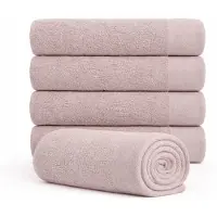 ByBorg Bomullshandduk - 100% bomull - Badlakan 100x150 cm - Vallmo - Rosa