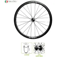 Ursus Blaze 37 V-brake Qr Landsvägscykelns Bakhjul