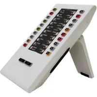 Auerswald COMfortel D-XT20i - Expansionsmodul för extra knappar för VoIP-telefon - vit