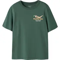 Name it T-shirt - NkmHikko - Garden Formklippta växter - - 6 år (116) - T-shirt