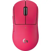 Logitech G PRO X SUPERLIGHT 2C - Mus - 5 knappar - trådlös, kabelansluten - 2.4 GHz, USB - rosa