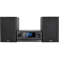 Kenwood M-9000S - Mikrosystem - 2 x 50 Watt - svart
