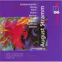 OUTHERE CD SCHLEIERMACHER, WIEDEMANN, FALK; MI - Hyllning till August Stramm 61314962 MDG 2008 Japan Klassisk Begagnad black