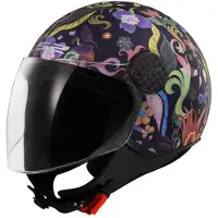 LS2 OF558 Sphere Lux II Bloom Jet hjälm