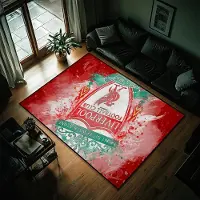 Karpetti Fotboll L-Liverpool Football Club Liten Matta Sängkant Kök Bad Vardagsrum Hem Hus Sovrum Golvmatta Dörrmatta Dekoration 120*180cm