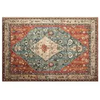 Karpetti Bohemiskt mönster Matta Tribal Stil Marockansk Lyx Persisk Konst Matta Vardagsrum Soffa Sovrum Balkong Halkfri Dörrmatta Dekor 80*120cm
