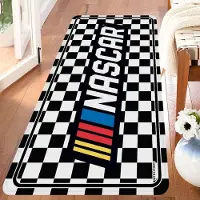 JGJG N-NASCARS Racerbils Hallmatta Halkfri Tvättstugematta Tvättinredning Balkong Barn Vardagsrum Toalettmatta 40x60cm