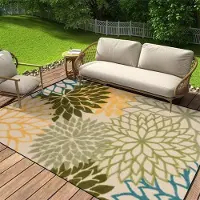JGJG Modern Enkel Blommig Matta Utomhus Tältmatta Rumsdekoration Matta Sovrum Halkfri Fotmatta Hemdekoration 100x150cm