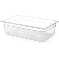Super Merchant Transparent polykarbonat GN-behållare GN 1/1 höjd 65 mm Hendi 861233