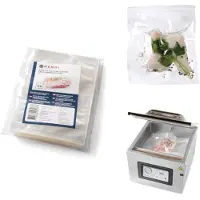 Super Merchant Påsar för Sous vide-matlagning och för kammarevakuumförpackningsmaskiner 150x250mm 100st