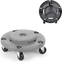 AmerBox Vagnunderrede på hjul för rund avfallskärl, diameter 50 cm, Hendi 691441