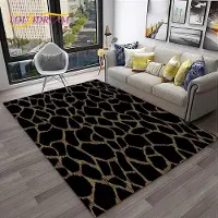 HGHT Randigt Mönster Vild Leopard Serie Matta Matta för Hem Vardagsrum Sovrum Soffa Dörrmatta Dekor, Barn Lekmatta Halkfri Golvmatta 40x60cm