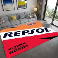 Karpetti H-Honda matta tryckt mode yogamatta halkfri matta sovrumsdekoration utomhusmatta sovrum födelsedagspresent 80*120cm
