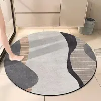 Karpetti Nordisk Lätt Lyx Runda Mattor Moderna Vardagsrumsdekoration Mattor Stor Yta Sovrumsdekor Sängmatta Tvättrumsgolvmatta 60cm 23.6 in
