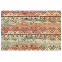 Karpetti Bohemiskt mönster Matta Tribal Stil Marockansk Lyx Persisk Konst Matta Vardagsrum Soffa Sovrum Balkong Halkfri Dörrmatta Dekor 40x60cm(15x23 in)