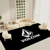 JGJG V-Volcom LOGO Långa Mattor Nordisk Stil Sovrum Vardagsrum Dörrmatta Hem Balkong Halkskydd Toalettmatta 40x60cm