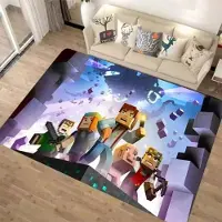 Karpetti Stilfull 3D M-C Pixelkonstmatta Vardagsrumsmatta Sovrumsmatta Lättrengjord Matta Slitstark Bekväm för Soffa Stol Heminredning 80x120cm
