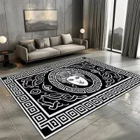 HGHT Modern Lyxmatta för Vardagsrum Modedesign Stora Mattor Klädkammare Halkfria Golvmattor Sovrum Sängkant Mjuka Mattor 80*160cm