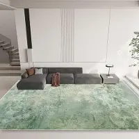 JGJG Ljusgrön Matta Vardagsrum Mjuk Halkfri Design Stora Area Mattor Amerikansk Stil Dekoration Sovrum Lounge Golvmatta Tvättbar 60*90cm