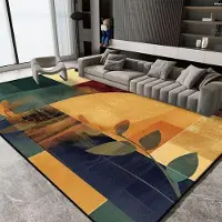 JGJG Europeisk Stil Stora Vardagsrumsmattor Heminredning Lyxigt Sovrum Kort Sammet Matta Tvättbar Matta för Golv Loungematta 160*200cm