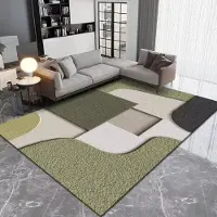 JGJG Nordiska Geometriska Stora Vardagsrumsmattor Sovrum Sängkant Barn Tatami Mjuk Golvmatta Hemma Soffyta Halkfria Mattor Badrum 100*160cm