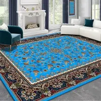 HGHT Orientalisk Etnisk Stil Matta Vardagsrumsdekor Persisk Stor Storlek Områdesmattor Sovrumsdekor 200x300 Tvättbara Halkfria Garderobsmattor 80*120cm