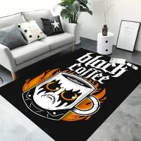 HGHT Kreativt Huvud Vattenkopp Tryckt Matta Halkfri Matta Yogamatta Dörrmatta Fotorekvisita Köksmatta Områdesmatta Födelsedagspresent 50X80CM