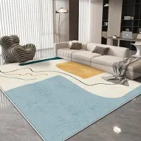 JGJG Stora Mattor för Vardagsrum Modern Hem Soffsida Soffbord Halkfri Matta Lätt Rengöring Söt Rumsdekor Sängkant Mjuk Matta 60*90cm