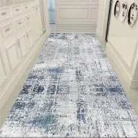 JGJG Abstrakta Långa Hallmattor för Hall Vardagsrum Dekoration Hem Gånggolvmattor Lyxig Entréinredning Golvmatta 2.9x6.5ft(90x200cm)