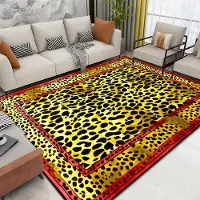 JGJG Europeiska Lyxiga Guldmattor för Vardagsrum Mode Abstrakt Loungeinredning Soffbord Matta Stor Yta Tvättbara Mattor för Sovrum 60*90cm
