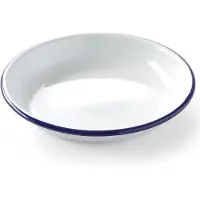 Super Merchant Djup tallrik, emaljerad vit, diameter 180mm, Hendi 621240