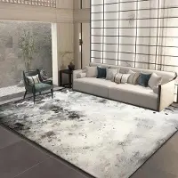 HGHT Nordisk lyxstil Vardagsrumsmatta Abstrakt Sovrumsinredning Stora Mattor Tvättbar Halkfri Elastisk Kontorsgolvmatta Bekväm 60*90cm