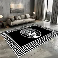 HGHT Modern Lyxmatta för Vardagsrum Modedesign Stora Mattor Klädkammare Halkfria Golvmattor Sovrum Sängkant Mjuka Mattor 120*160cm