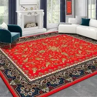 HGHT Orientalisk Etnisk Stil Matta Vardagsrumsdekor Persisk Stor Storlek Områdesmattor Sovrumsdekor 200x300 Tvättbara Halkfria Garderobsmattor 180*250cm